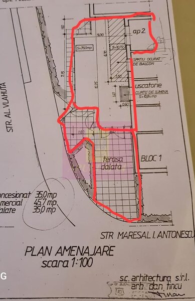 Spatiu stradal central, 59 mp + terasa 35 mp | Comision 0